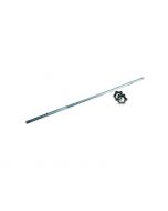 Barra 150 cm cromada Diámetro 28 mm con tornillo TecnoFit Cod. BIL15028MMVITE