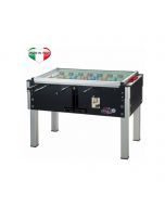 Calciobalilla con gettoniera Export Led International Colore Nero Roberto Sport Cod. EXPORT-LED-N