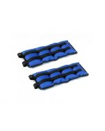 Pareja Tobilleras Pulseras Azul Enerfit 1,5 kg + 1,5 kg total 3 kg TecnoFit / Enerfit Professional Cod. MDK-101-26-1.5KG