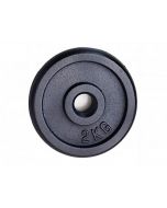 Peso Disco en Hierro Fundido 2 kg Agujero 28 mm TecnoFit Cod. DG2-28mm