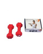 2 mancuernas de neopreno GetFit GF106 de 3 kg