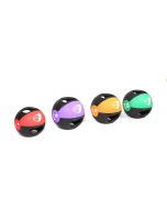 Balón Medicinal con asa 4 kg Negro y Rojo GetFit GF160