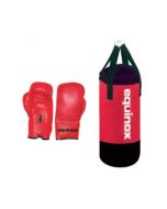 Set de boxeo junior Saco de boxeo de 3 kg con guantes de 4 oz EQUINOX