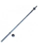 Barbell 180 cm diámetro cromado 25 mm cierre de rosca