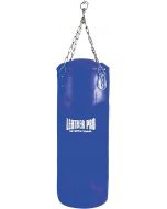 Saco de Boxeo Vacío Leather Pro 20-30-40 kg en Ecopiel 110x40 cm Color Azul Tecnofit