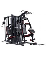 Gimnasio multiestación HOME GYM gym ST 7200 Professional con paquete de pesas de 210 kg y Larry Scott
