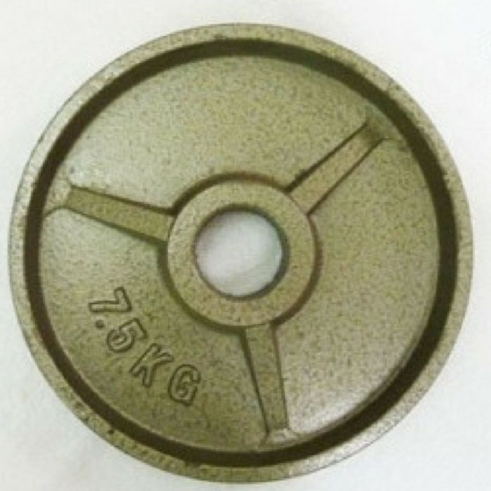 Disco de peso ol mpico 7 5 kg gris Ironman agujero 50 mm
