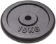Peso Disco en Hierro Fundido 10 kg Agujero 28 mm TecnoFit Cod. DG10-28mm