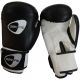 Guantes de Boxeo PU Color Blanco y Negro GetFit GF737