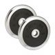 Par de discos de goma cromados 2 x 1,25 kg Kettler