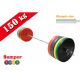 Kit Olympic Crossfit Discos de parachoques de 150 kg con barra de 220 cm carga 320 kg