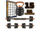Kit 2 Mancuernas 25 mm Kettlebell 15 kg Tornillo con soporte para convertirlas en una barra TecnoFit / Enerfit Cod. MDK-101.32-2-15kg